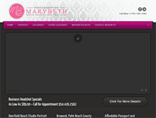 Tablet Screenshot of marybethphoto.com